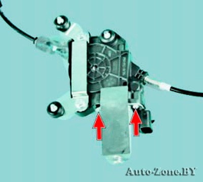 Замена электропривода стеклоподъемников